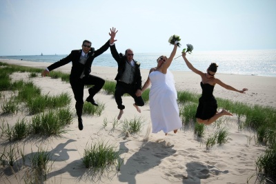 A Lake Michigan Beach Wedding Is Truly Magical